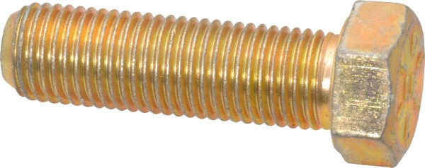 Value Collection DACS0440150FY Hex Head Cap Screw: 7/16-20 x 1-1/2", Grade 8 Steel, Zinc-Plated Image