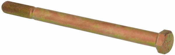 Value Collection DACS0440600FY Hex Head Cap Screw: 7/16-20 x 6", Grade 8 Steel, Zinc-Plated Image