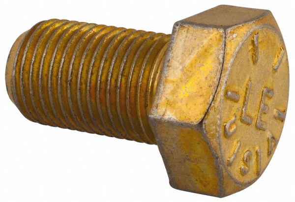Value Collection DACS0500088FY Hex Head Cap Screw: 1/2-20 x 7/8", Grade 8 Steel, Zinc-Plated Image