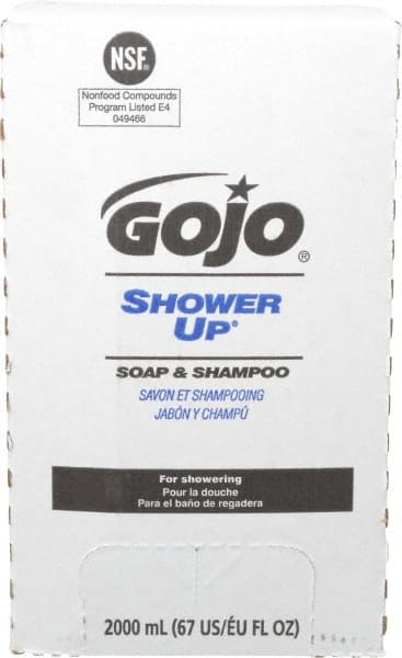 GOJO 7230-04 2,000 mL Bag-in-Box Refill Pleasant Hair & Body Wash 