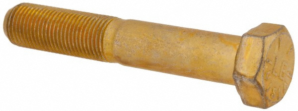 Value Collection DACS0500300FY Hex Head Cap Screw: 1/2-20 x 3", Grade 8 Steel, Zinc-Plated Image