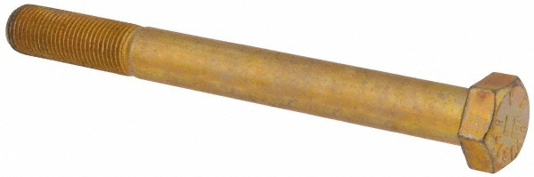 Value Collection DACS0500500FY Hex Head Cap Screw: 1/2-20 x 5", Grade 8 Steel, Zinc-Plated Image