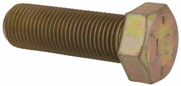 Value Collection DACS0560175FY Hex Head Cap Screw: 9/16-18 x 1-3/4", Grade 8 Steel, Zinc-Plated Image