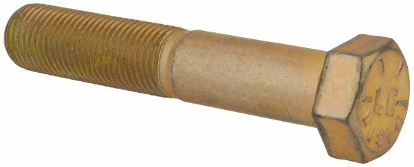 Value Collection DACS0560300FY Hex Head Cap Screw: 9/16-18 x 3", Grade 8 Steel, Zinc-Plated Image