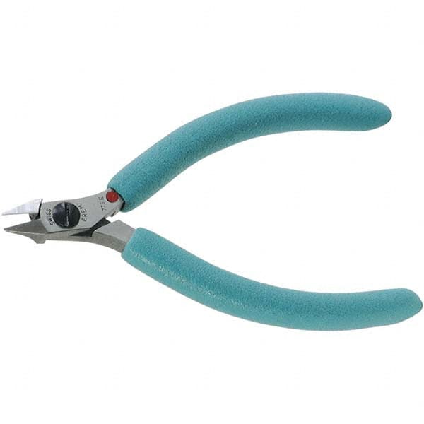 Erem 776E Cutting Pliers; Cutting Capacity: 0.6 mm; 0.8 mm ; Overall Length: 4.331in; 110mm ; Cutting Style: Flush ; Tether Style: Not Tether Capable ; Maximum Jaw Opening: 0.8mm ; Esd Safe: Yes 