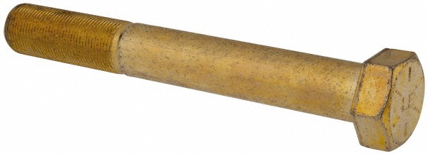 Value Collection DAMB1250950FY Hex Head Cap Screw: 1-1/4 - 12 x 9-1/2", Grade 8 Steel, Zinc-Plated Image