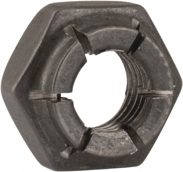 Flex-Loc 20FK-428 1/4-28 UNJF Grade 2 Hex Lock Nut with Expanding Flex Top 