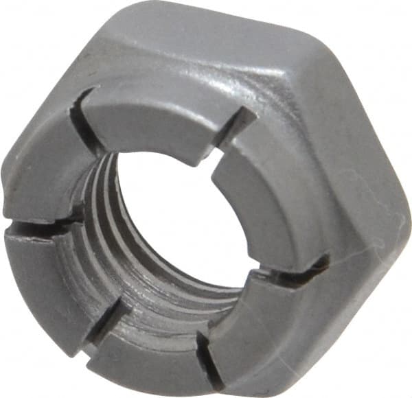 Flex-Loc 20FK-524 Hex Lock Nut: Expanding Flex Top, 5/16-24, Grade 2 Steel, Uncoated 