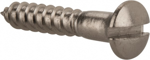 Value Collection R63046448 #6, 3/4" Length Under Head, Slotted Drive, Oval Head Wood Screw Image