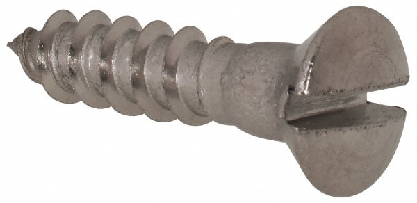 Value Collection R63046481 #8, 3/4" Length Under Head, Slotted Drive, Oval Head Wood Screw Image