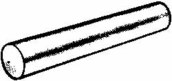 Value Collection MSC67700328X Size 4/0, 0.0882" Small End Diam, 0.109" Large End Diam, Passivated Stainless Steel Taper Pin Image