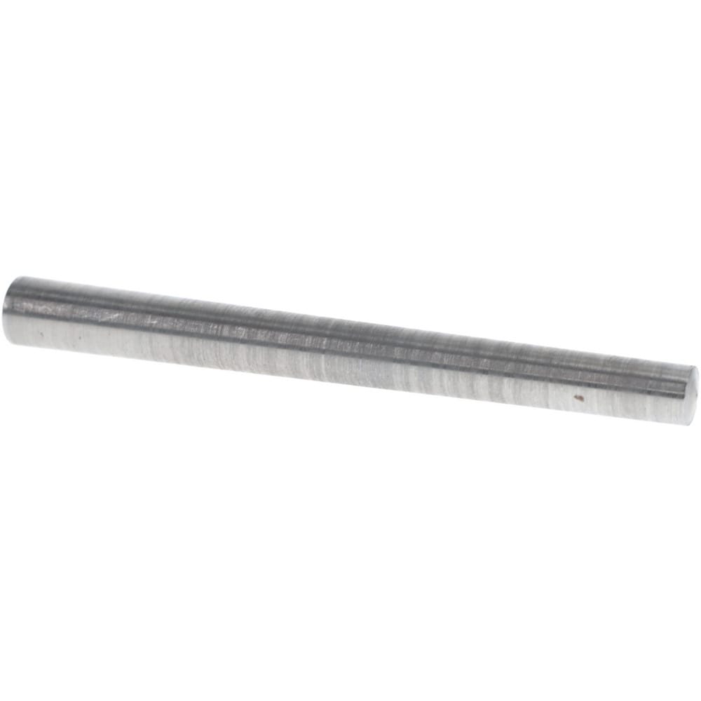 Size 7, 0.3258" Small End Diam, 0.409" Large End Diam, Uncoated Steel Taper Pin