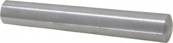 Size 8, 0.4296" Small End Diam, 0.492" Large End Diam, Uncoated Steel Taper Pin