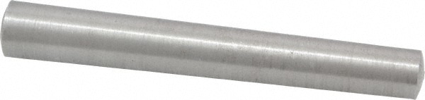 Size 8, 0.4192" Small End Diam, 0.492" Large End Diam, Uncoated Steel Taper Pin