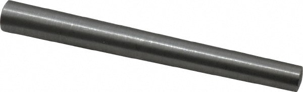 Size 8, 0.3984" Small End Diam, 0.492" Large End Diam, Uncoated Steel Taper Pin