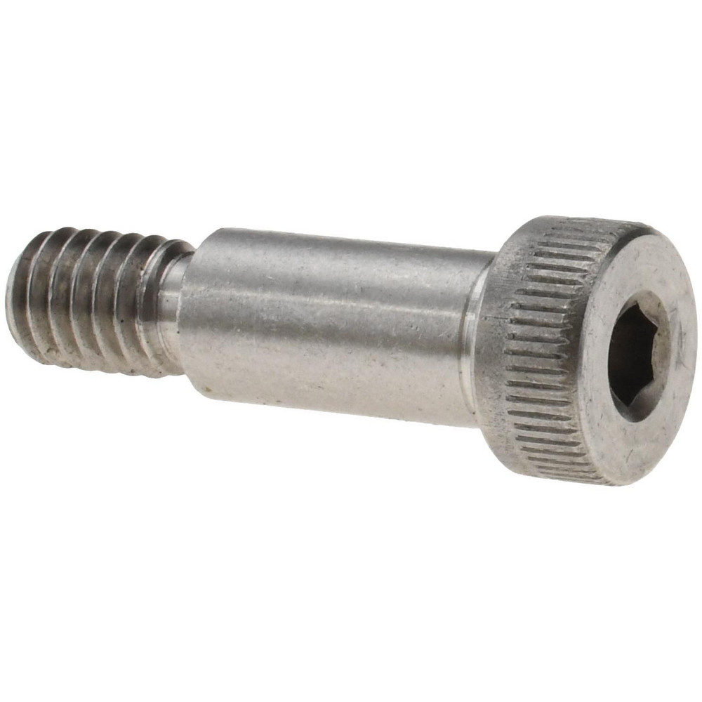 Shoulder Screw: 3/8" Shoulder Dia, 3/4" Shoulder Length, 5/16-18, 18-8 Stainless Steel, Hex Socket - 18-8 Stainless Steel
