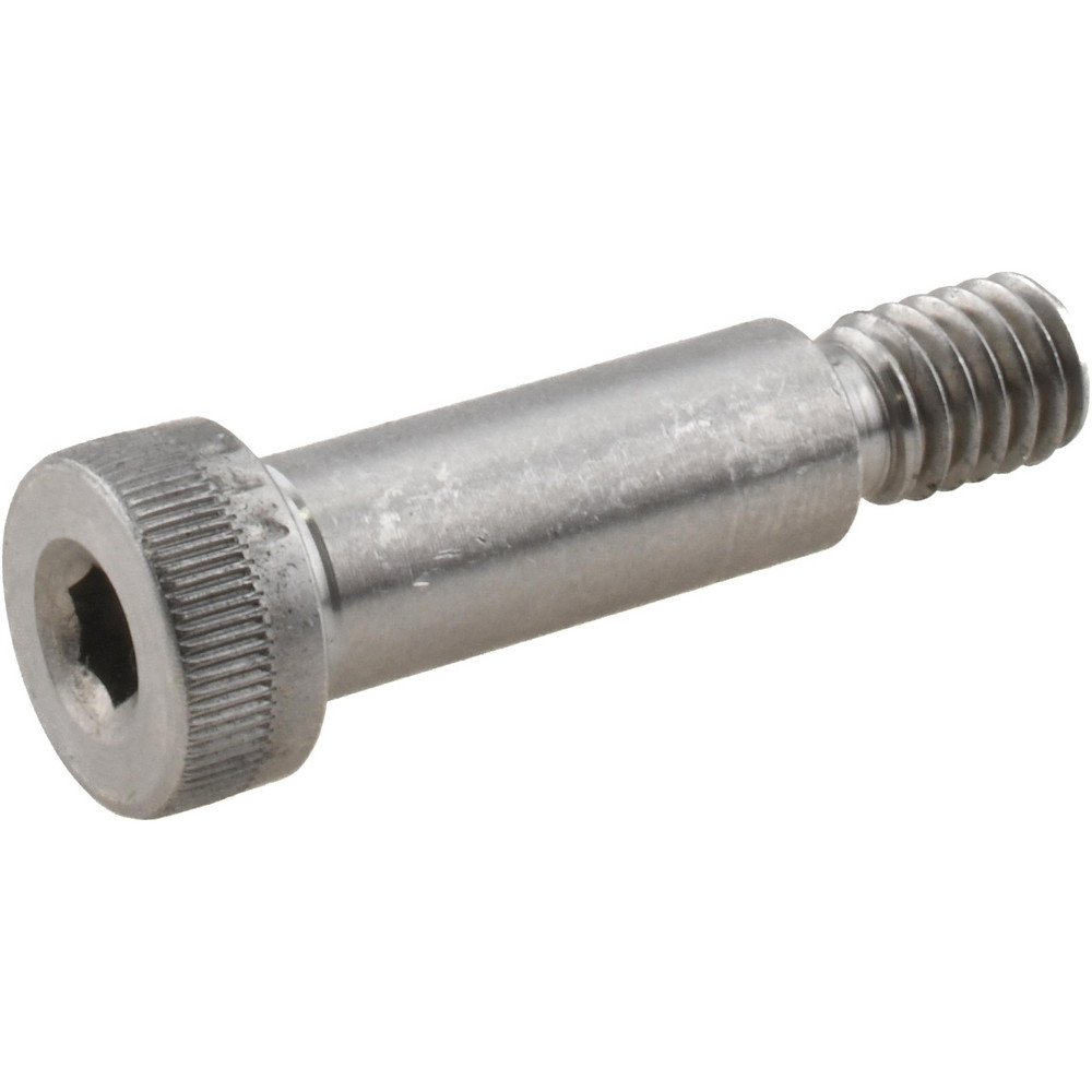 Shoulder Screw: 3/8" Shoulder Dia, 1" Shoulder Length, 5/16-18, 18-8 Stainless Steel, Hex Socket - 18-8 Stainless Steel