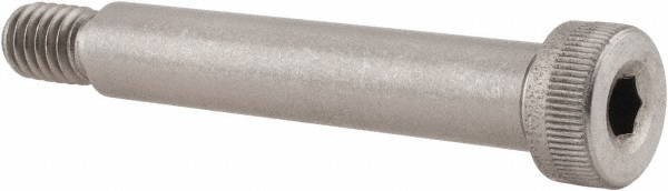 Shoulder Screw: 3/8" Shoulder Dia, 2" Shoulder Length, 5/16-18, 18-8 Stainless Steel, Hex Socket - 18-8 Stainless Steel