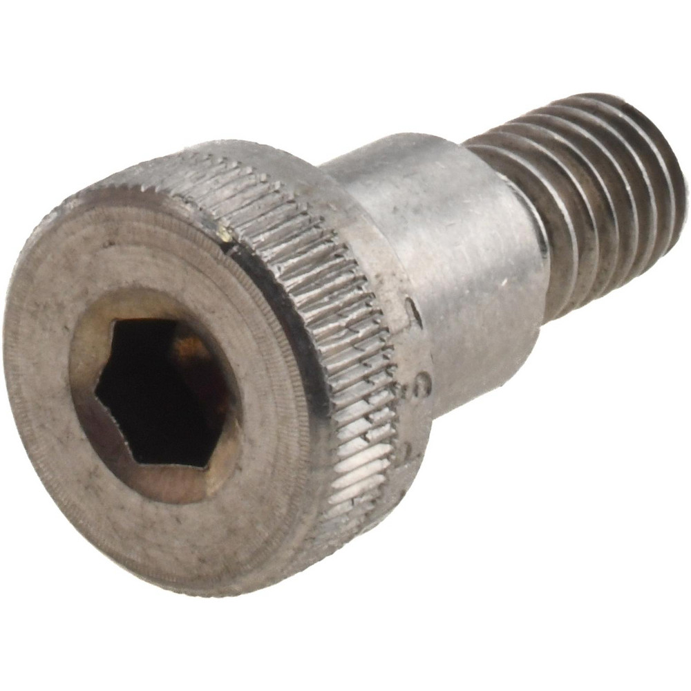 Shoulder Screw: 1/2" Shoulder Dia, 1/2" Shoulder Length, 3/8-16, 18-8 Stainless Steel, Hex Socket - 18-8 Stainless Steel
