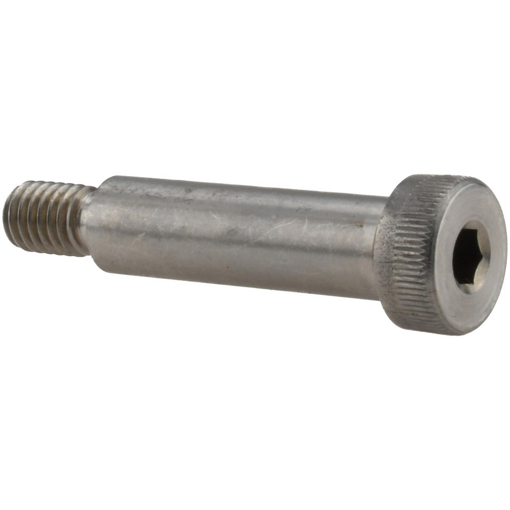 Shoulder Screw: 1/2" Shoulder Dia, 1-3/4" Shoulder Length, 3/8-16, 18-8 Stainless Steel, Hex Socket - 18-8 Stainless Steel