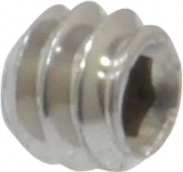 Value Collection R63004320 Set Screw: #6-32 x 1/8", Cup Point, Stainless Steel, Grade 316 Image