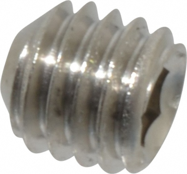 Value Collection R63000128 Set Screw: #10-32 x 3/16", Cup Point, Stainless Steel, Grade 316 Image