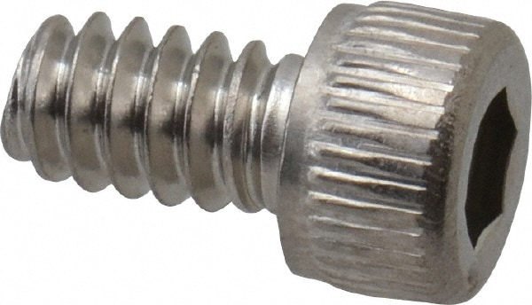 Value Collection R63006324 Hex Head Cap Screw: #6-32 x 1/4", Grade 316 Stainless Steel Image