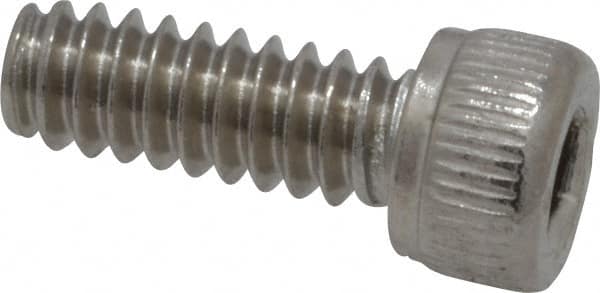 Value Collection R63006361 Hex Head Cap Screw: #6-32 x 3/8", Grade 316 Stainless Steel 