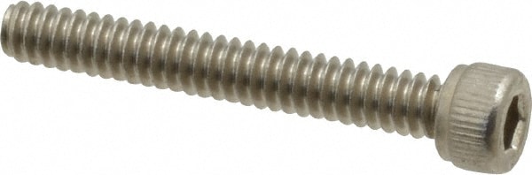 Value Collection R63006886 Hex Head Cap Screw: #6-32 x 1", Grade 316 Stainless Steel Image