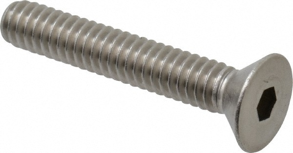 Value Collection R63064226 Flat Socket Cap Screw: 1/4-20 x 1-1/2" Long, 18-8 Stainless Steel Image