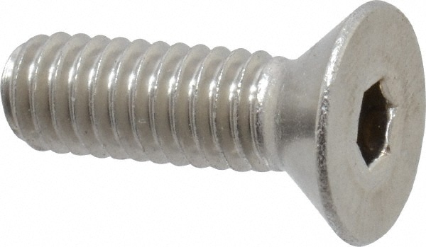 Value Collection R63064060 Flat Socket Cap Screw: 5/16-18 x 1" Long, 18-8 Stainless Steel Image