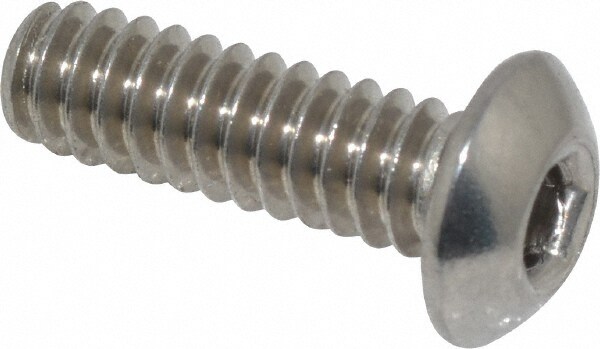 Value Collection - Button Socket Cap Screw: #10-24 x 5/8, Stainless ...