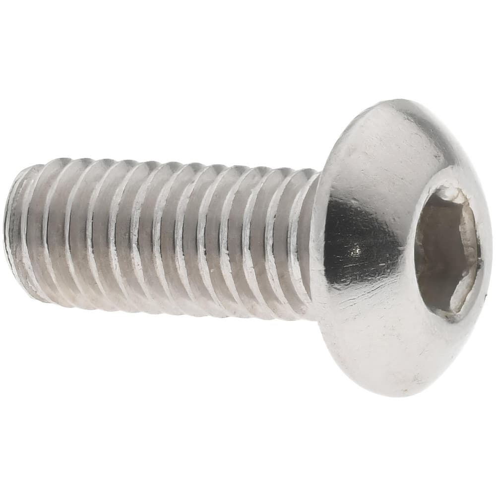 Value Collection - Button Socket Cap Screw: #10-32 x 1/2, Stainless Steel,  Uncoated - 67562769 - MSC Industrial Supply
