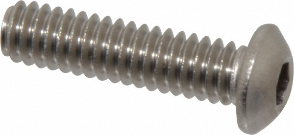 Value Collection 242297 1/4-20 1" Length Under Head Hex Socket Drive Button Socket Cap Screw Image