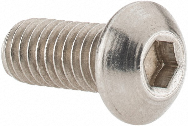 Value Collection - Button Socket Cap Screw: 5/16-18, 3/4" Length Under ...