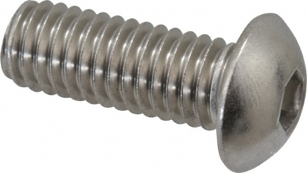 Value Collection R63062028 3/8-16 1" Length Under Head Hex Socket Drive Button Socket Cap Screw Image