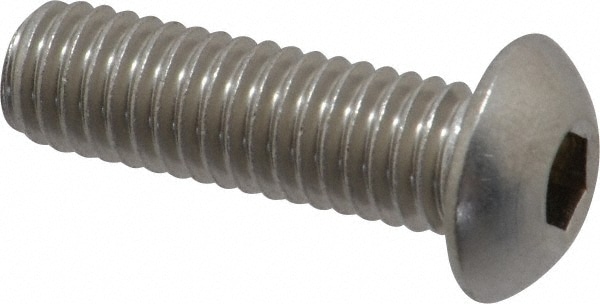 Value Collection R63062069 3/8-16 1-1/4" Length Under Head Hex Socket Drive Button Socket Cap Screw Image