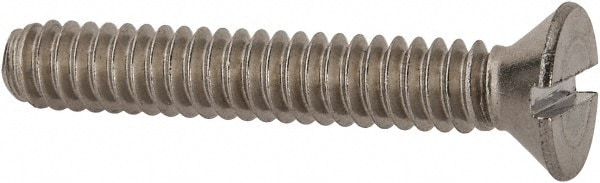 Value Collection R63064324 Machine Screw: #10-24 x 1-1/4", Flat Head, Slotted Image