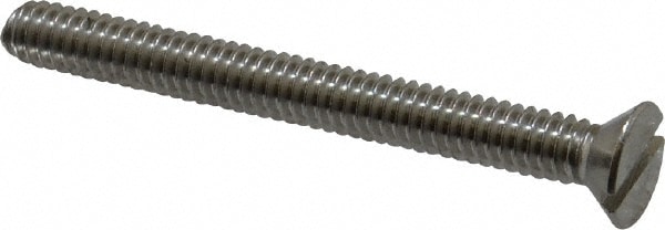 Value Collection R63064360 Machine Screw: #10-24 x 1-1/2", Flat Head, Slotted Image