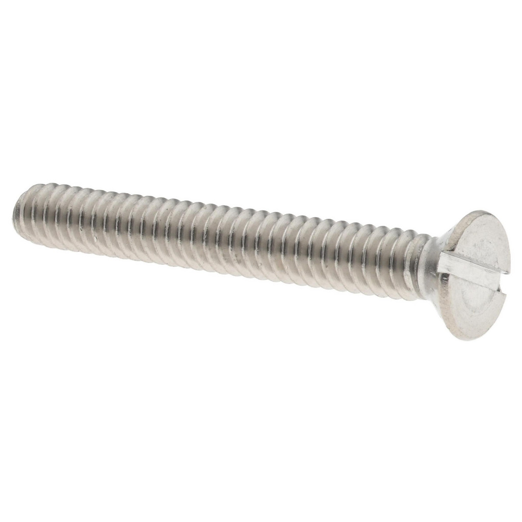 Value Collection R63064360 Machine Screw: #10-24 x 1-1/2", Flat Head, Slotted Image