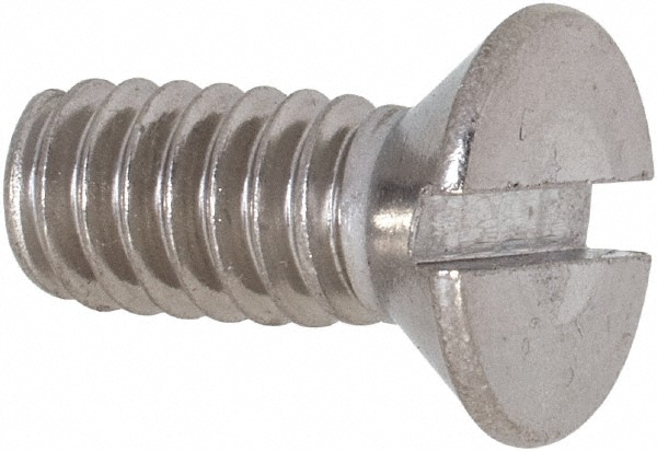 Value Collection R63060242 Machine Screw: 1/4-20 x 5/8", Flat Head, Slotted Image