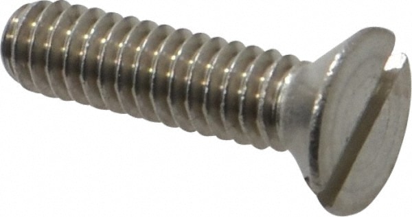 Value Collection R63060220 Machine Screw: 1/4-20 x 1", Flat Head, Slotted Image