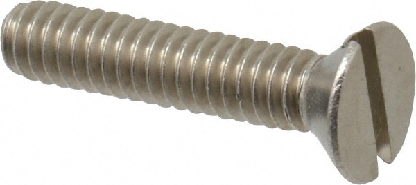 Value Collection R63060266 Machine Screw: 1/4-20 x 1-1/4", Flat Head, Slotted Image