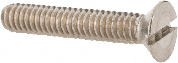 Value Collection R63060448 Machine Screw: 1/4-20 x 1-1/2", Flat Head, Slotted Image