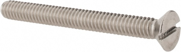 Value Collection R63060481 Machine Screw: 1/4-20 x 2-1/2", Flat Head, Slotted Image