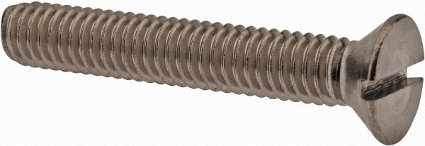 Value Collection R63060321 Machine Screw: 5/16-18 x 2", Flat Head, Slotted Image