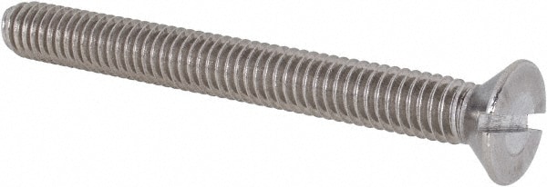 Value Collection R63060844 Machine Screw: 5/16-18 x 3", Flat Head, Slotted Image