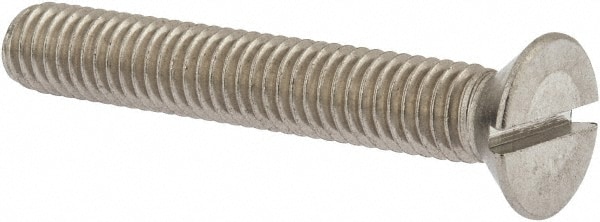 Value Collection R63066442 Machine Screw: 3/8-16 x 2-1/2", Flat Head, Slotted Image