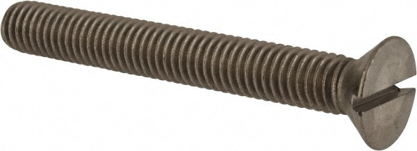 Value Collection R63066482 Machine Screw: 3/8-16 x 3", Flat Head, Slotted Image