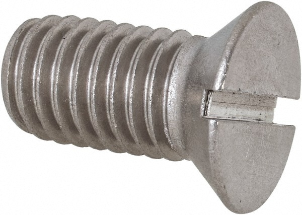 Value Collection R63066120 Machine Screw: 1/2-13 x 1", Flat Head, Slotted Image